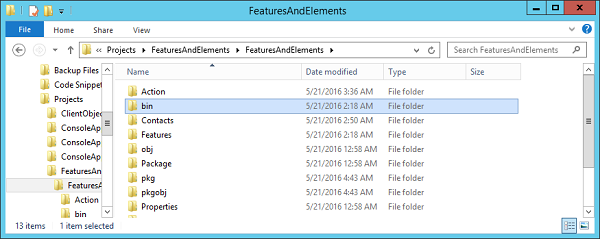 Folder in File Explorer