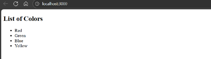 for component output