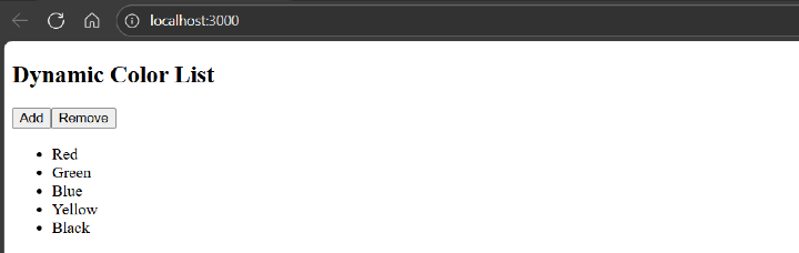 for component output
