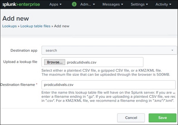 Splunk - Lookups