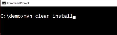 Command MVN Clean Install