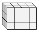 Surface area of a rectangular prism made of unit cubes Quiz2