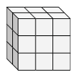 Surface area of a rectangular prism made of unit cubes Quiz5
