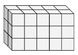 Surface area of a rectangular prism made of unit cubes Quiz9