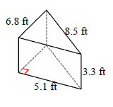 Surface Area of a Triangular Prism Quiz4