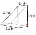 Surface Area of a Triangular Prism Quiz6