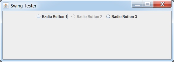 Using Radio Buttons