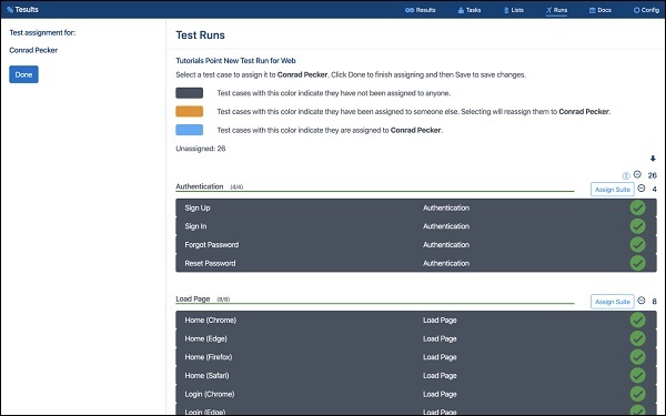 Deleting Test Cases