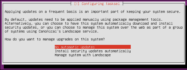 Configure Automatic Updates