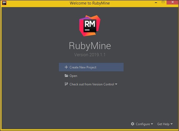 RubyMine Installed