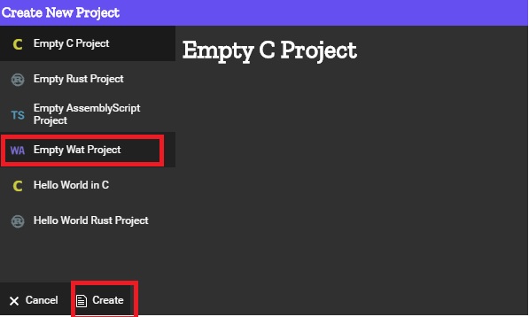 Empty Wat Project