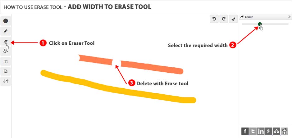 How to use erase