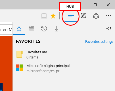 Hub Button