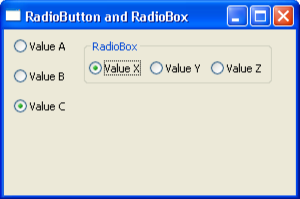 Radio Button Output