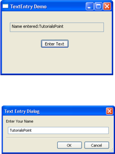 Text Entry Output