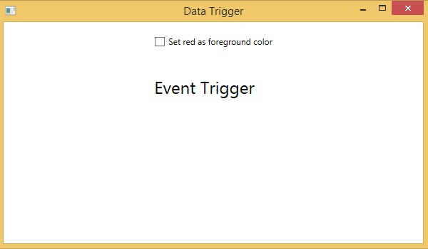 Event Trigger